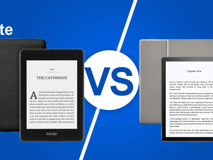 Kindle Oasis vs. Kindle Paperwhite