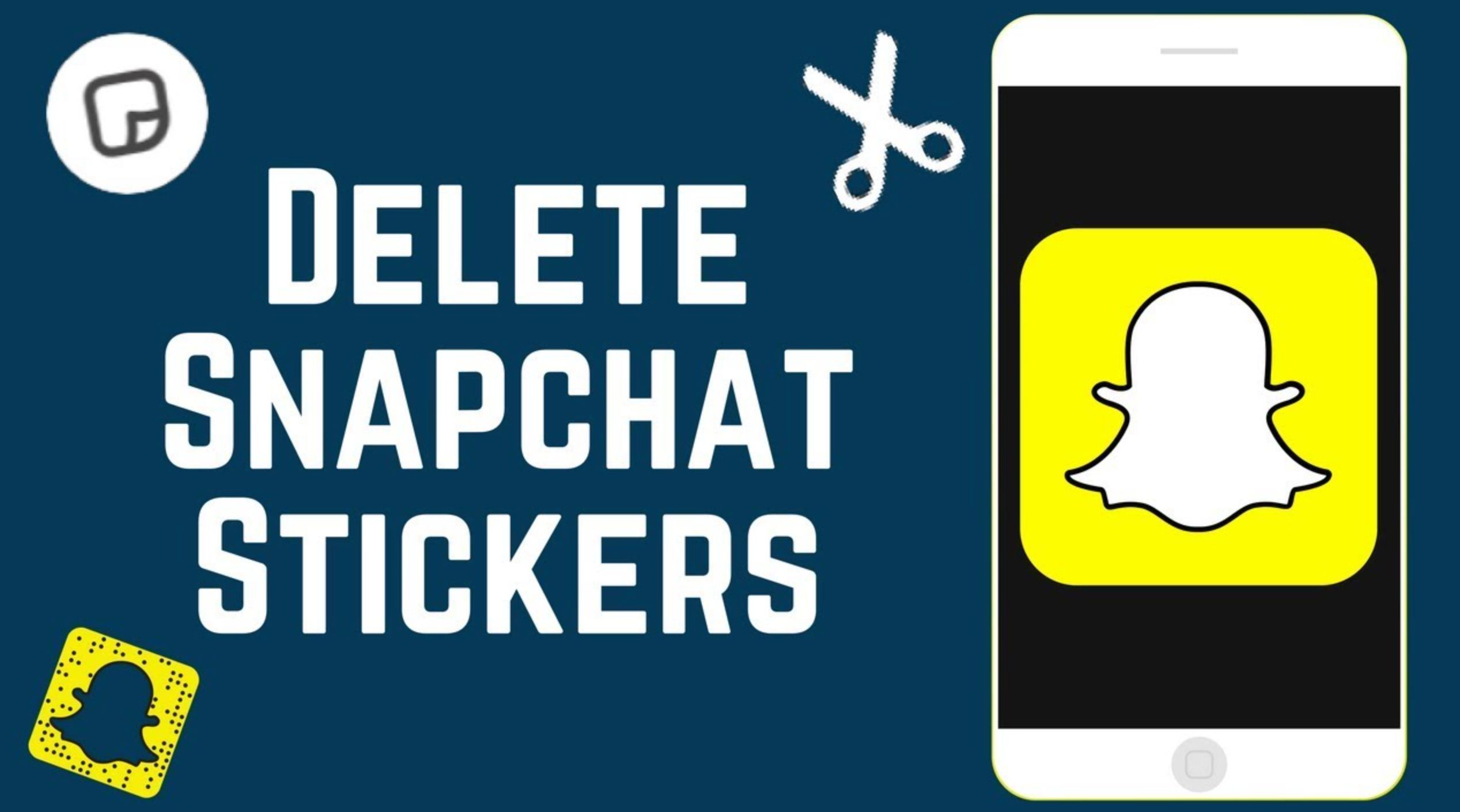 How To Delete Stickers In The Snapchat