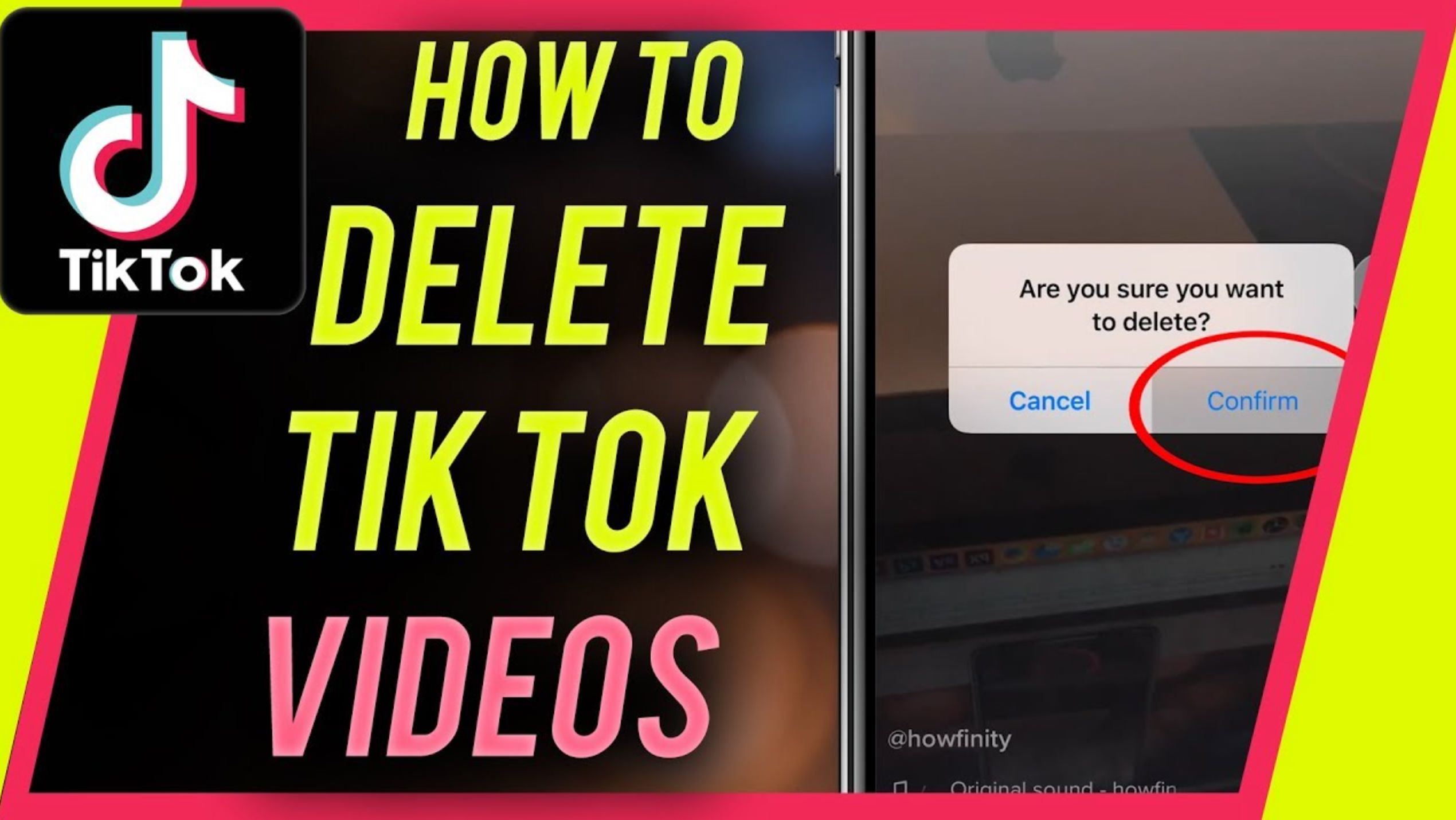 How To Delete a TikTok Video Post
