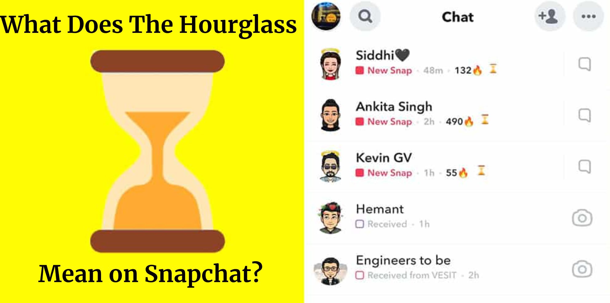 What Does The Hourglass Mean on Snapchat