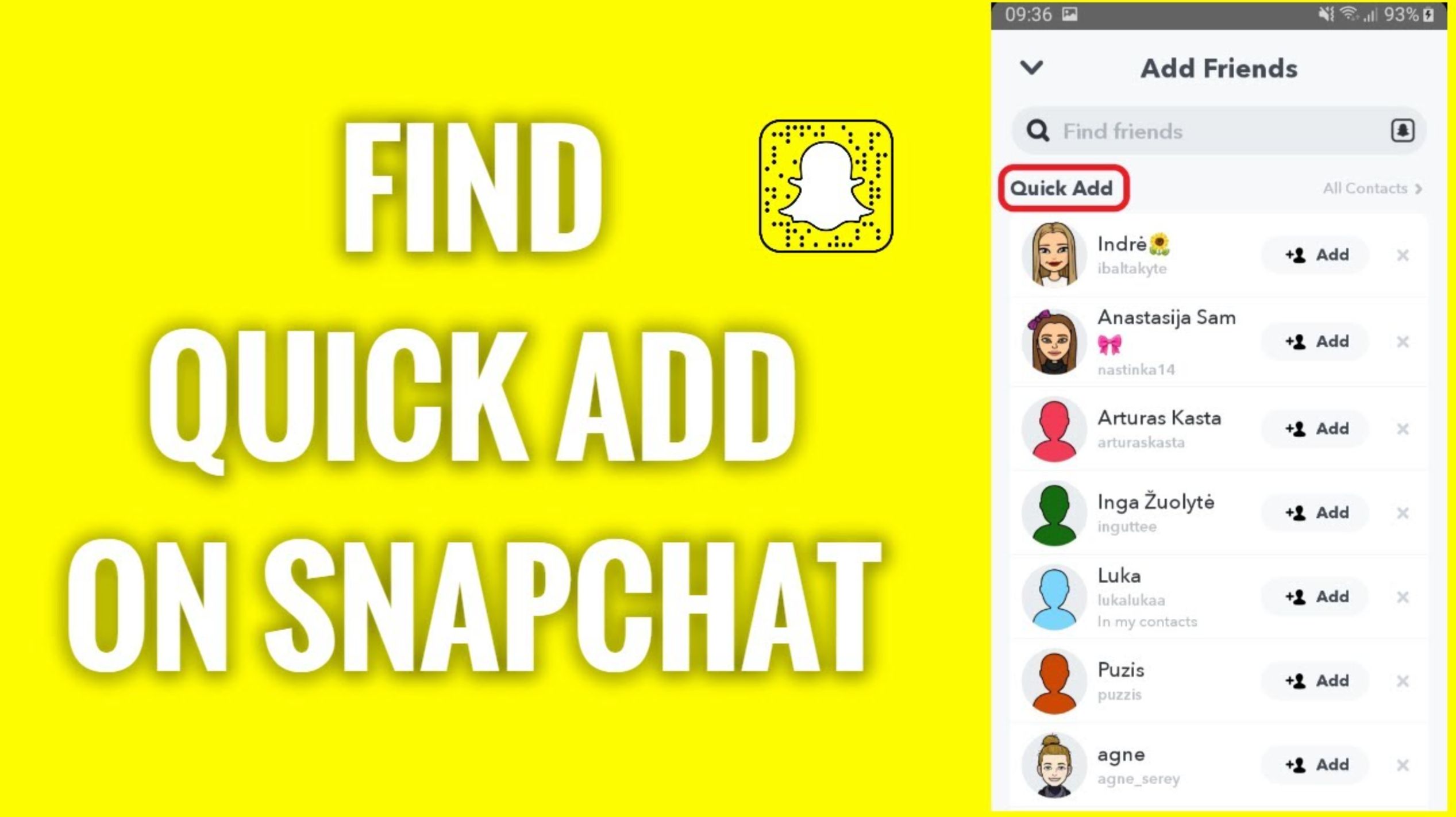 What Is Quick Add On Snapchat